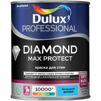 Краска Dulux Professional Diamond Max Protect матовая для стен и потолков