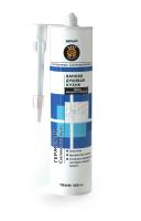 Герметик EAST BRAND Силиконовый Сантехнический  Белый 280 мл Герметик EAST BRAND Силиконовый Сантехнический  Белый 280 мл