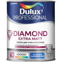 Краска Dulux Professional Diamond Extra Matt глубокоматовая экстрапрочная NEW