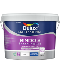 Распродажа Краска DULUX в/д Professional BINDO 2  белоснеж. глубокомат. 2,5 л, К2