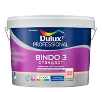 Колерованная Краска DULUX Professional BINDO 3 BW глубокоматовая 9 л, К4